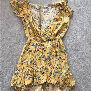 AE yellow romper